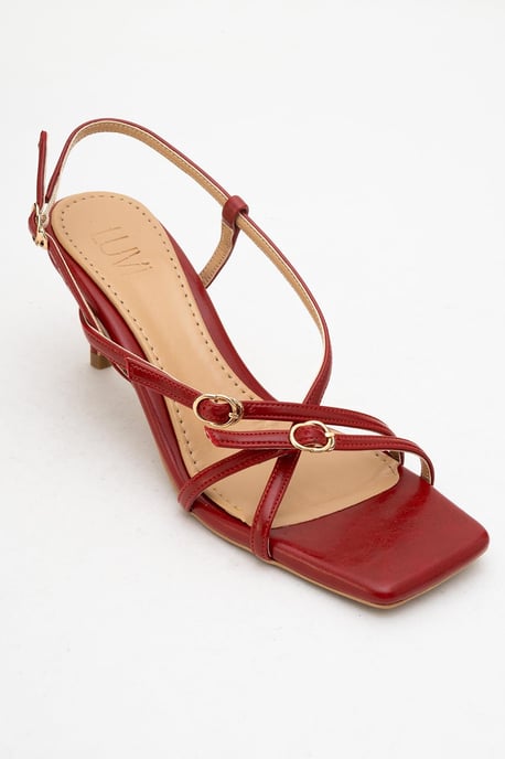 Chaka Fyrkant Tå Stilett Sandal (Dam) - Image 3