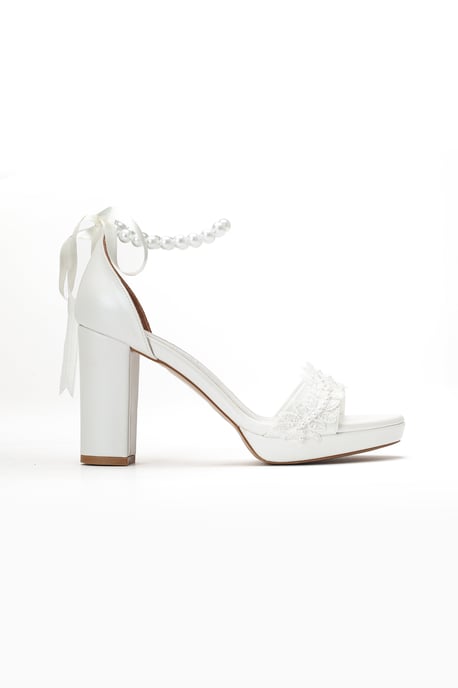 Delphina Pearl Bridal Heel - Image 2