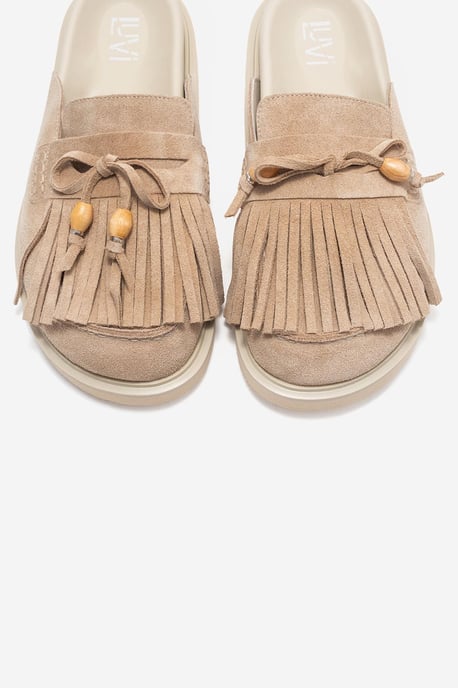 Carol Tassel Leren Mule - Image 3