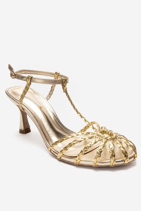 Gerald Gevlochten Riem Stiletto Pump - Image 1