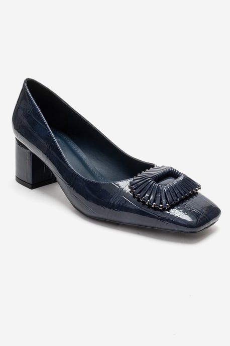 Velora Gesp Vierkante Neus Blokhak Pump (Dames) - Image 3