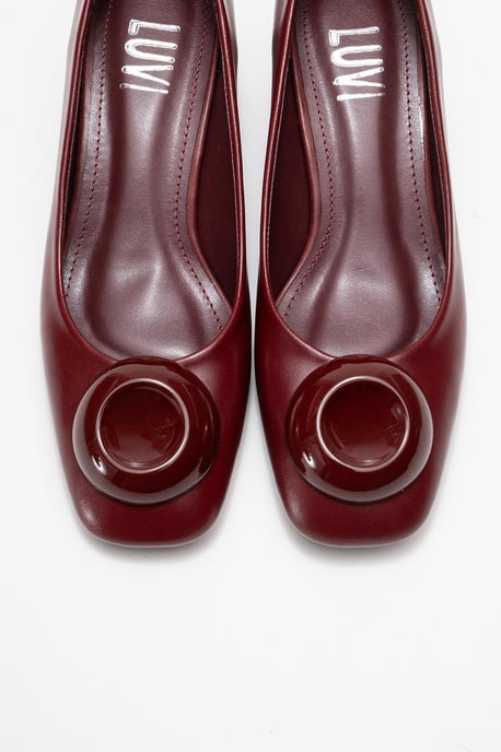 Mila Gesp Vierkante Neus Blokhak Pump (Dames) - Image 3