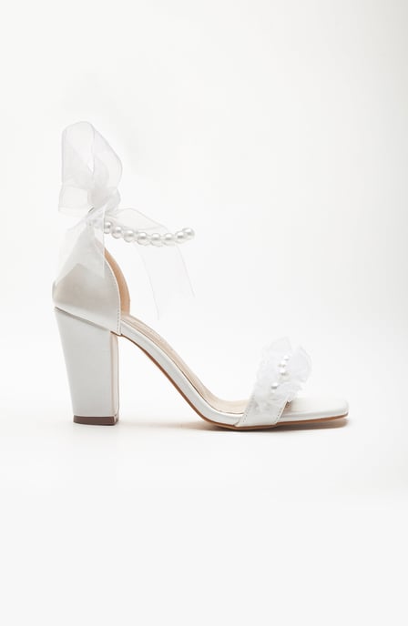 Krystal Lace Bridal Sandalen with Pearls (Women) - Image 3