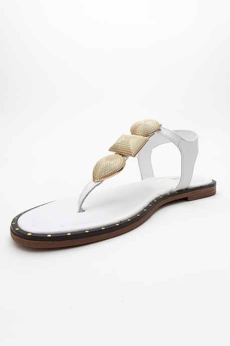 Giulia Leather Flat Sandal (Women) - Image 4