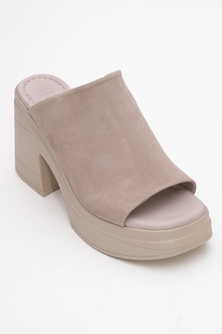 Nola Leer Platform Mules (Women) - Image 1