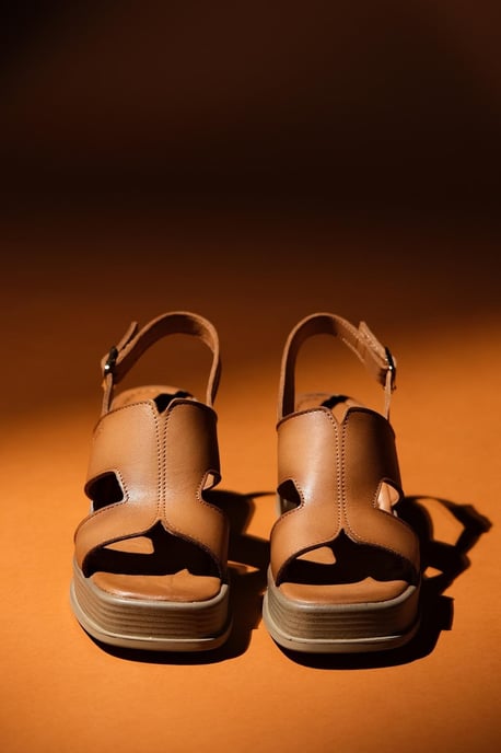 Zennia Leer Platform Sandaal (Women) - Image 5
