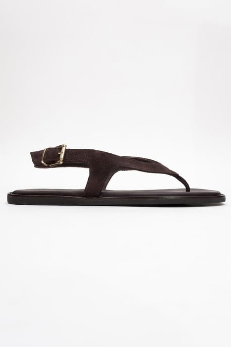 Belinda Läder Thong Sandaler (Women) - Image 4