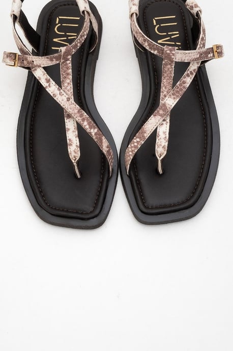Morgana Läder Thong Sandal (Women) - Image 2