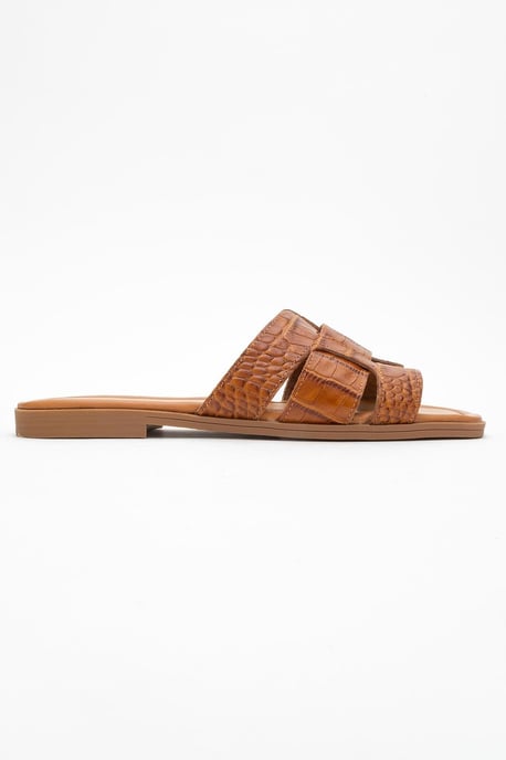 Notre Läder Platt Sandaler (Women) - Image 3