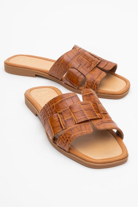 Notre Läder Platt Sandaler (Women) - Image 4