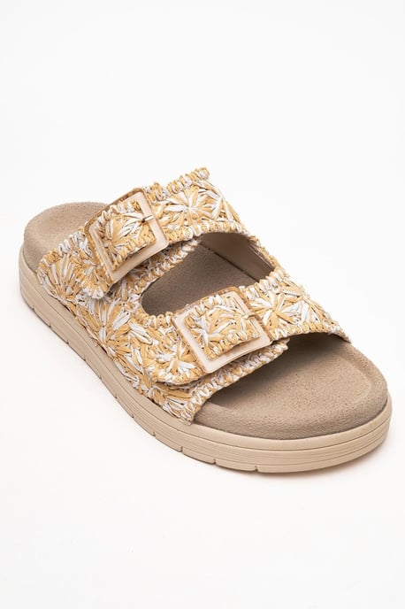 Milana Läder Double‑Strap Sandal (Women) - Image 3