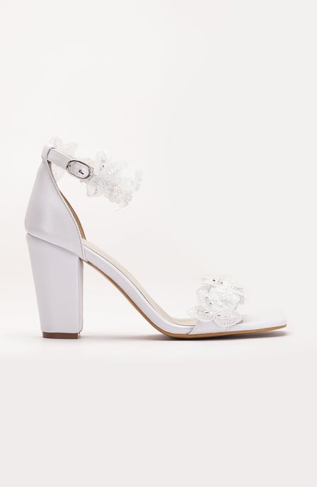 Vivian Lace Bridal Läder Sandaler (Women) - Image 5