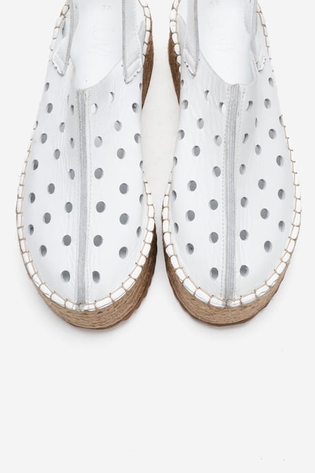 Fraga Läder Kilklack Sandal - Image 3