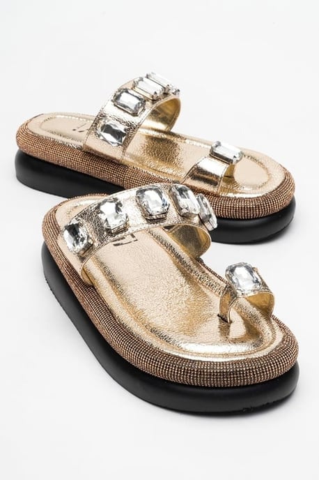 Evans Jeweled Platå Sandal - Image 1