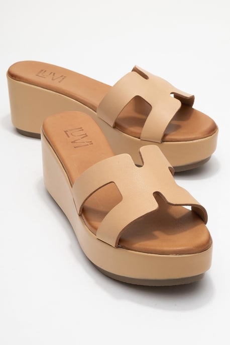 Lia Läder Platå Sandal (Women) - Image 1
