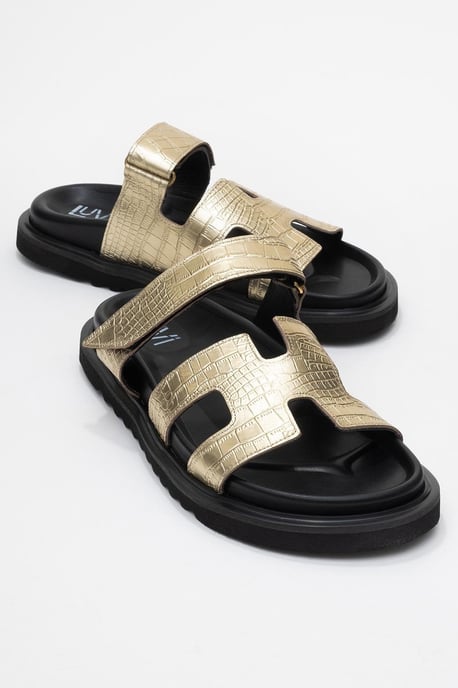 Loana Leer Slide Sandaal - Image 1