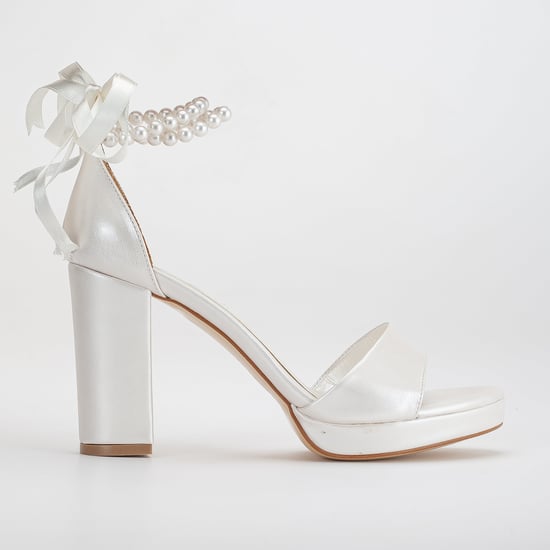 Renee Platform Sandalen with Pearls - Image 4