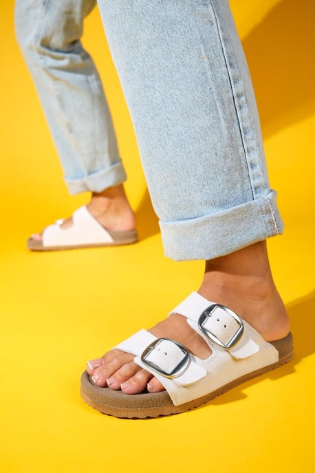 Ovesta Soft Voetbed Leer Slide Sandaal (Women) - Image 6