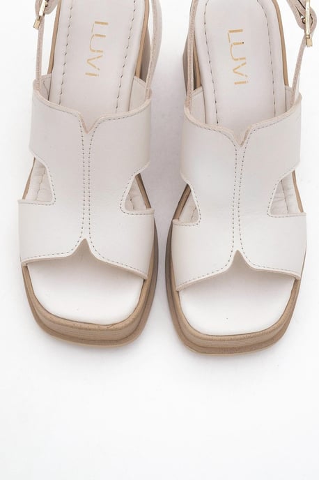Zennia Leer Platform Sandaal (Women) - Image 5