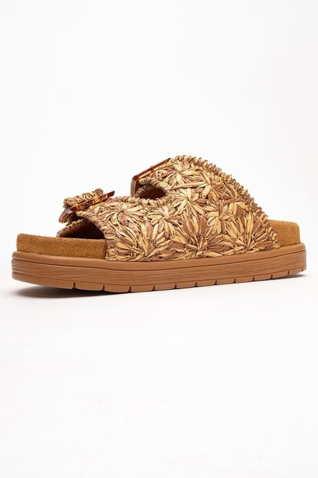 Milana Läder Double‑Strap Sandal (Women) - Image 4