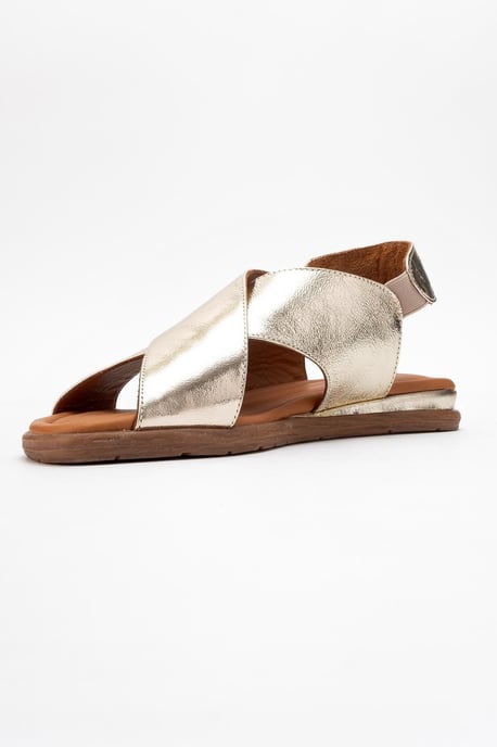 Broods Elastisch Leren Instap Sandalen (Dames) - Image 4