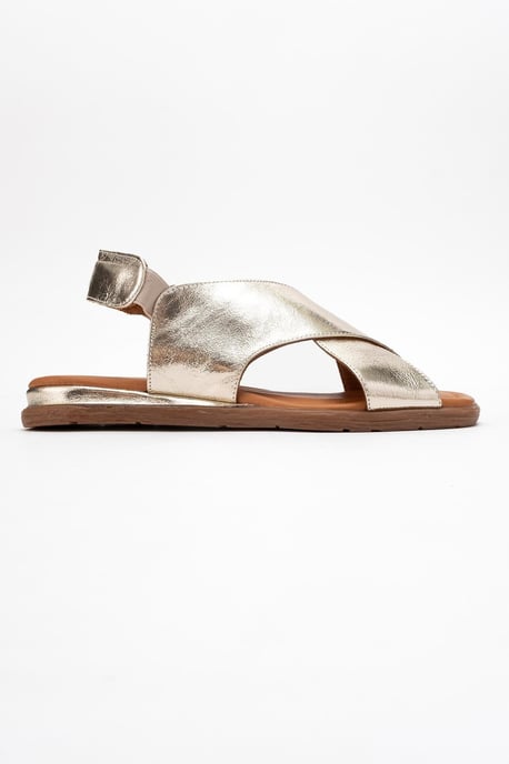 Broods Elastisch Leren Instap Sandalen (Dames) - Image 5