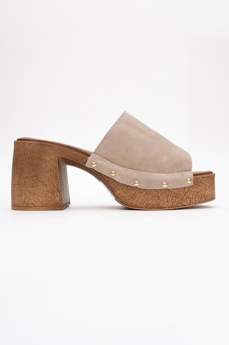Pull Läder Platå Mules (Women) - Image 3