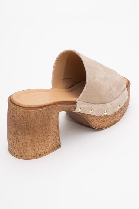 Pull Läder Platå Mules (Women) - Image 4