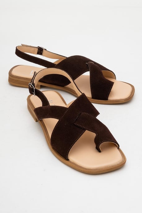 Louna Läder Thong Sandaler (Women) - Image 2