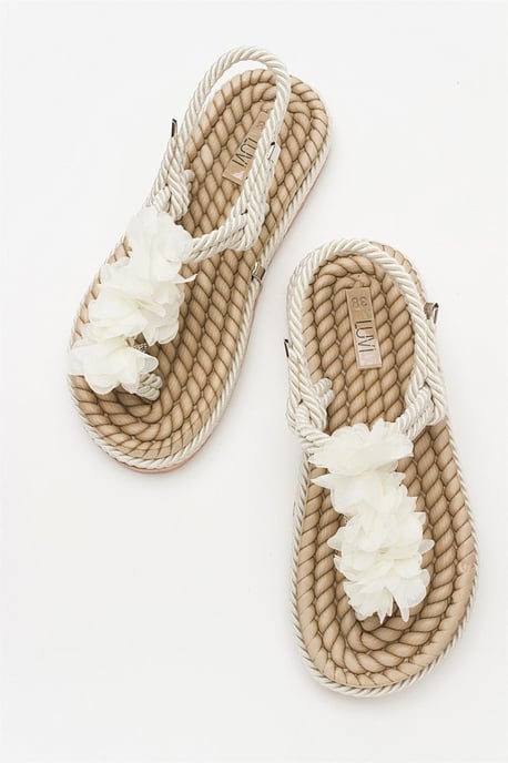 SANTRA Lace-Up Thong Sandals (Women) - Image 2