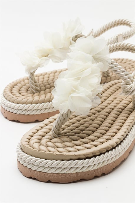 SANTRA Lace-Up Thong Sandals (Women) - Image 3