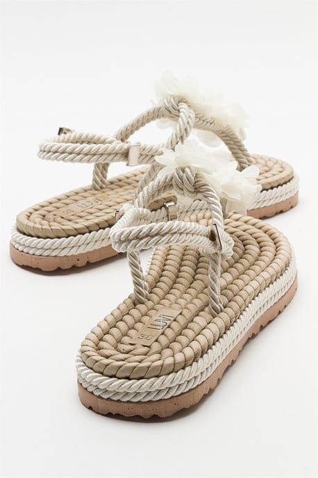 SANTRA Lace-Up Thong Sandals (Women) - Image 4