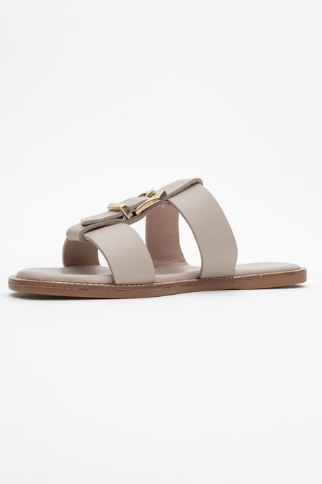 Sveta Läder Med Spänne Sandal (Women) - Image 5