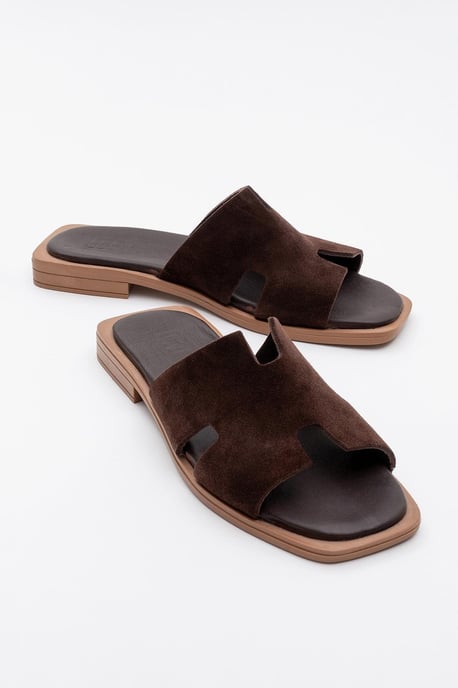 Jez Leer Slide Sandaal (Women) - Image 1