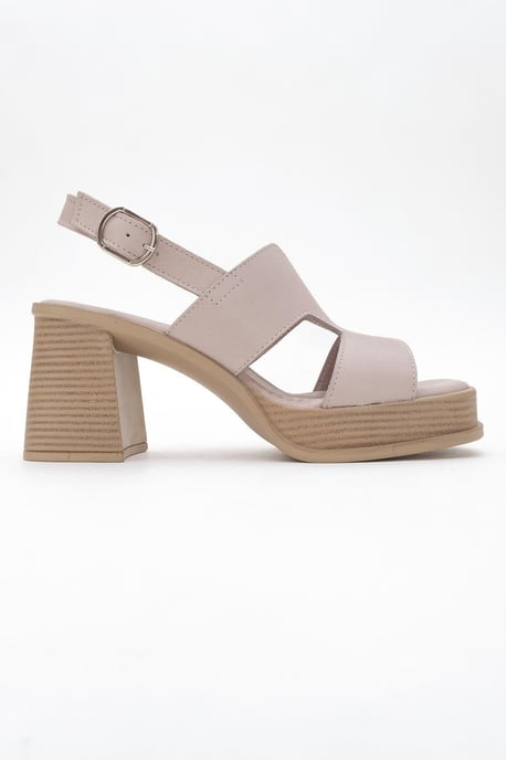 Zennia Leer Platform Sandaal (Women) - Image 4