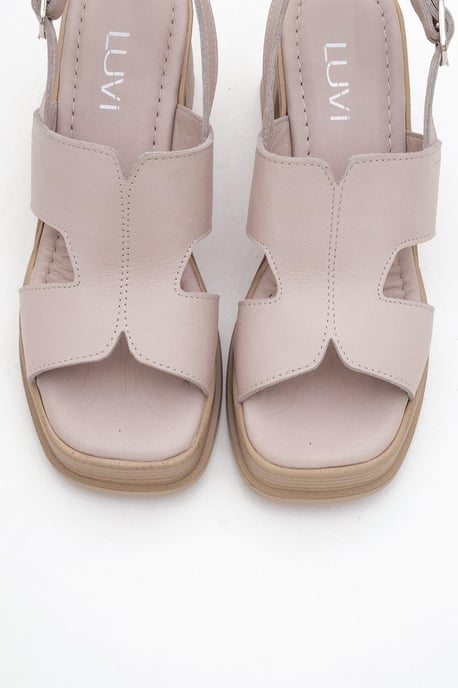 Zennia Leer Platform Sandaal (Women) - Image 5