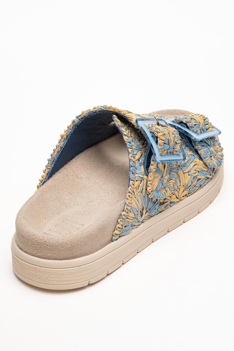Milana Läder Double‑Strap Sandal (Women) - Image 5