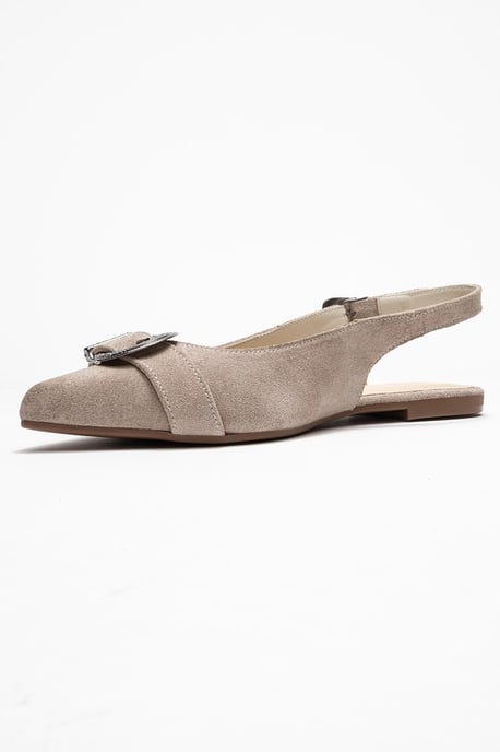 Cordelia Läder Spetsig Tå Spänne Sandal - Image 4