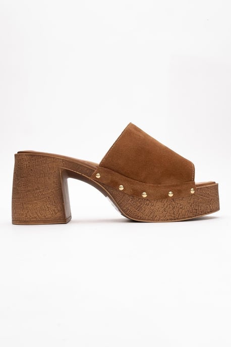 Pull Läder Platå Mules (Women) - Image 3