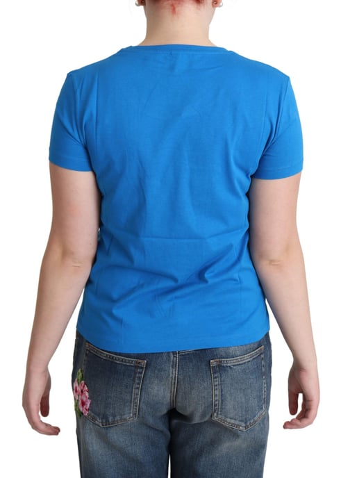 Moschino Voetbal T-shirt Blauw - Image 4