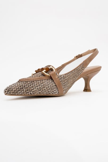 Osca Pump met Puntige Neus, Gesp en Slingback - Image 4