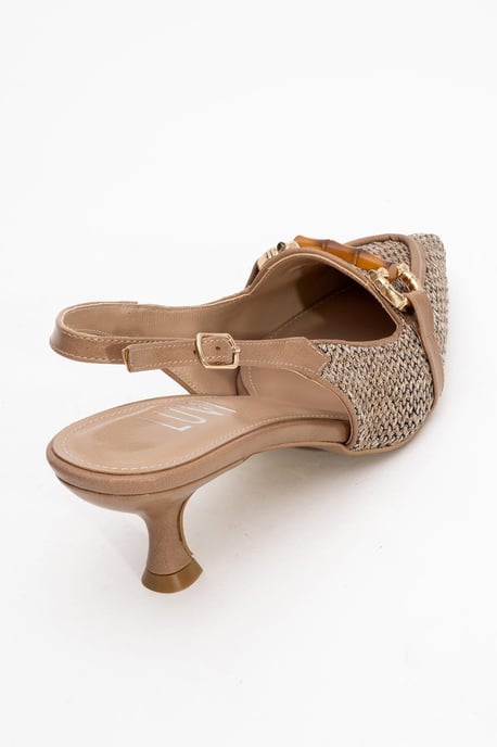 Osca Pump met Puntige Neus, Gesp en Slingback - Image 5