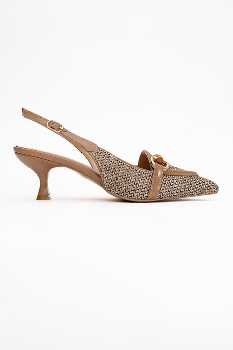 Osca Pump met Puntige Neus, Gesp en Slingback - Image 6