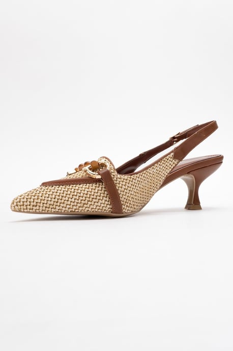 Osca Pump met Puntige Neus, Gesp en Slingback - Image 4