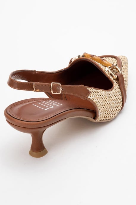Osca Pump met Puntige Neus, Gesp en Slingback - Image 5