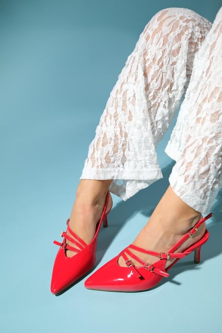 Magra Pointed-Toe Slingback Stiletto - Image 2