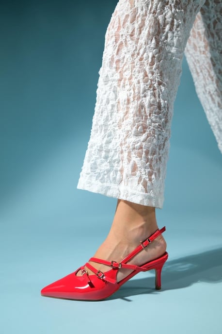 Magra Pointed-Toe Slingback Stiletto - Image 4