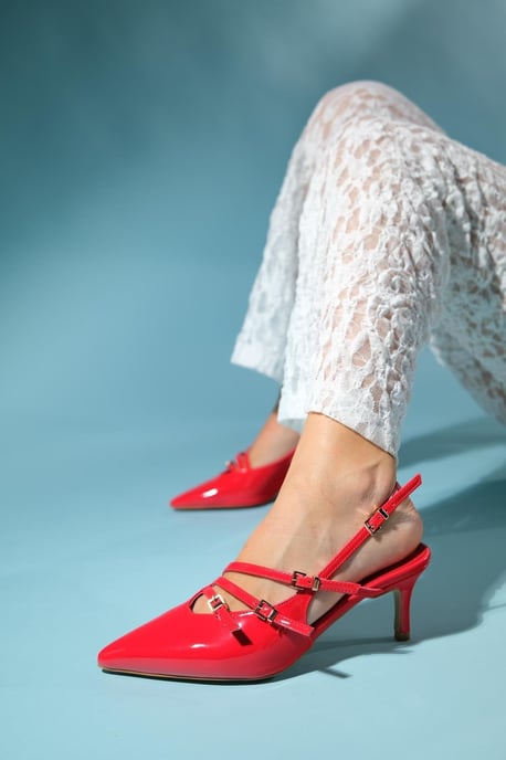 Magra Pointed-Toe Slingback Stiletto - Image 5