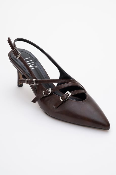 Magra Pointed-Toe Slingback Stiletto - Image 4