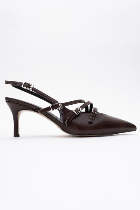 Magra Pointed-Toe Slingback Stiletto - Image 6